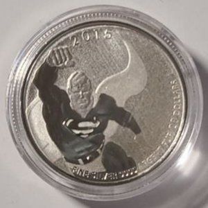 2015 $20 Fine Silver 99.99% Coin Superman Authentic Royal Canadian Mint